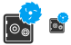 Hacking theft icons