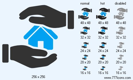 Realty Insurance Icon Images