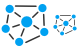 Social graph icons