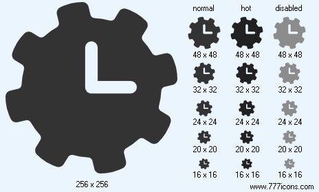 Time Settings Icon Images