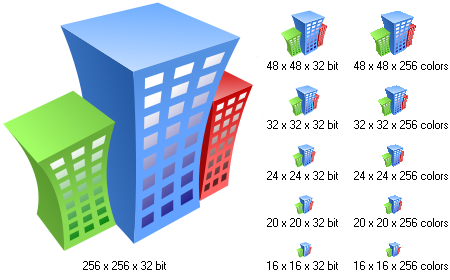 Business Vista icon example