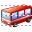 Red bus icon