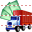 Transportation costs icon