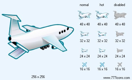 Air-Freighter Icon Images