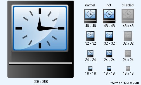 Clock V2 Icon Images
