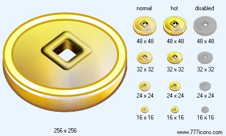 Fengshui Coin Icon Images
