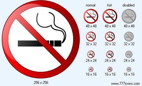 No Smoking Icon Images