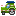 Wheeled tractor icon