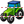 Wheeled tractor icon