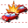 Car crash icon