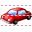 Red car icon