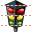 Traffic lights icon