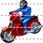 Motorcyclist icon