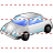 Silver car icon