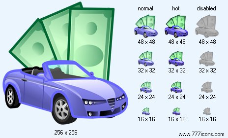 Automobile Loan Icon Images