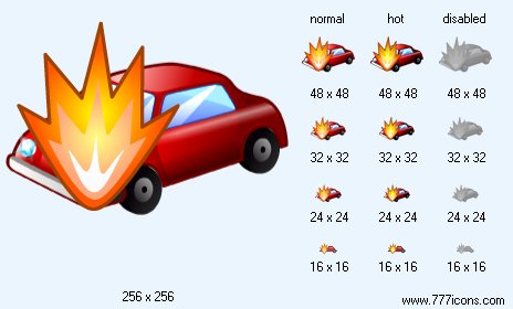 Car Blow Icon Images