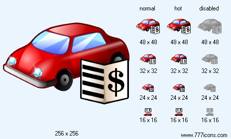 Car Catalogue Icon Images