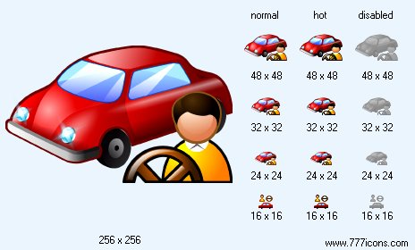 Car Driver Icon Images