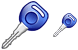 Car key icons
