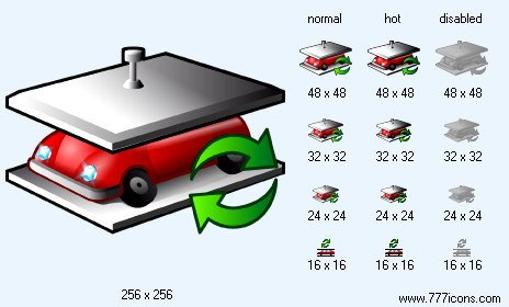 Car Utilization Icon Images