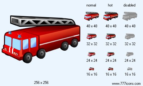 Fire-Engine Icon Images