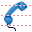 Telephone receiver icon