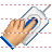 Fingerprint scan icon
