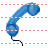 Telephone receiver icon