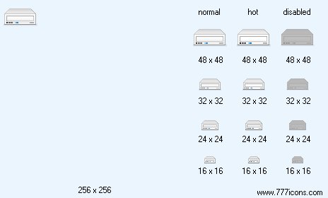 CD Drive Icon Images