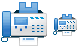 Fax icons