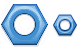 Female screw icons