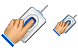 Fingerprint scan icons