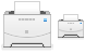 Laser printer icons