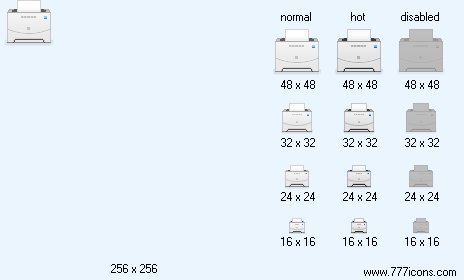 Laser Printer Icon Images