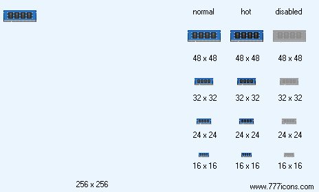 Memory Chip Icon Images