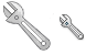 Monkey-wrench icons