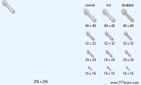 Monkey-Wrench Icon Images