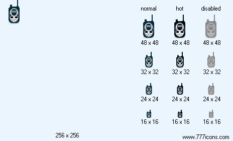 Portable Radio Transmitter Icon Images