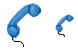 Telephone receiver icons