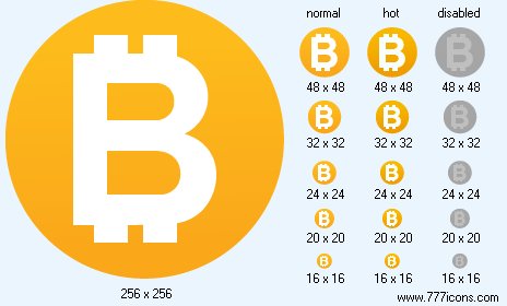 Bitcoin Coin Icon Images