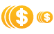 Coins icons