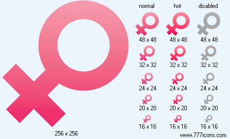 Female Symbol Icon Images