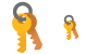 Keys icons