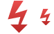 Lightning strike icons