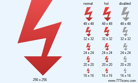 Lightning Strike Icon Images