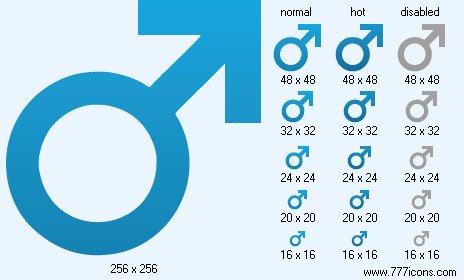 Male Symbol Icon Images