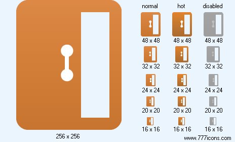 Open Door Icon Images