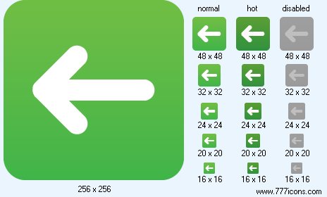 Previous Icon Images