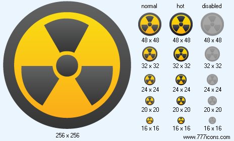 Radiation Icon Images