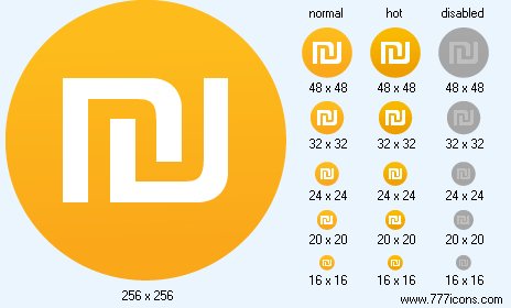 Shekel Coin Icon Images